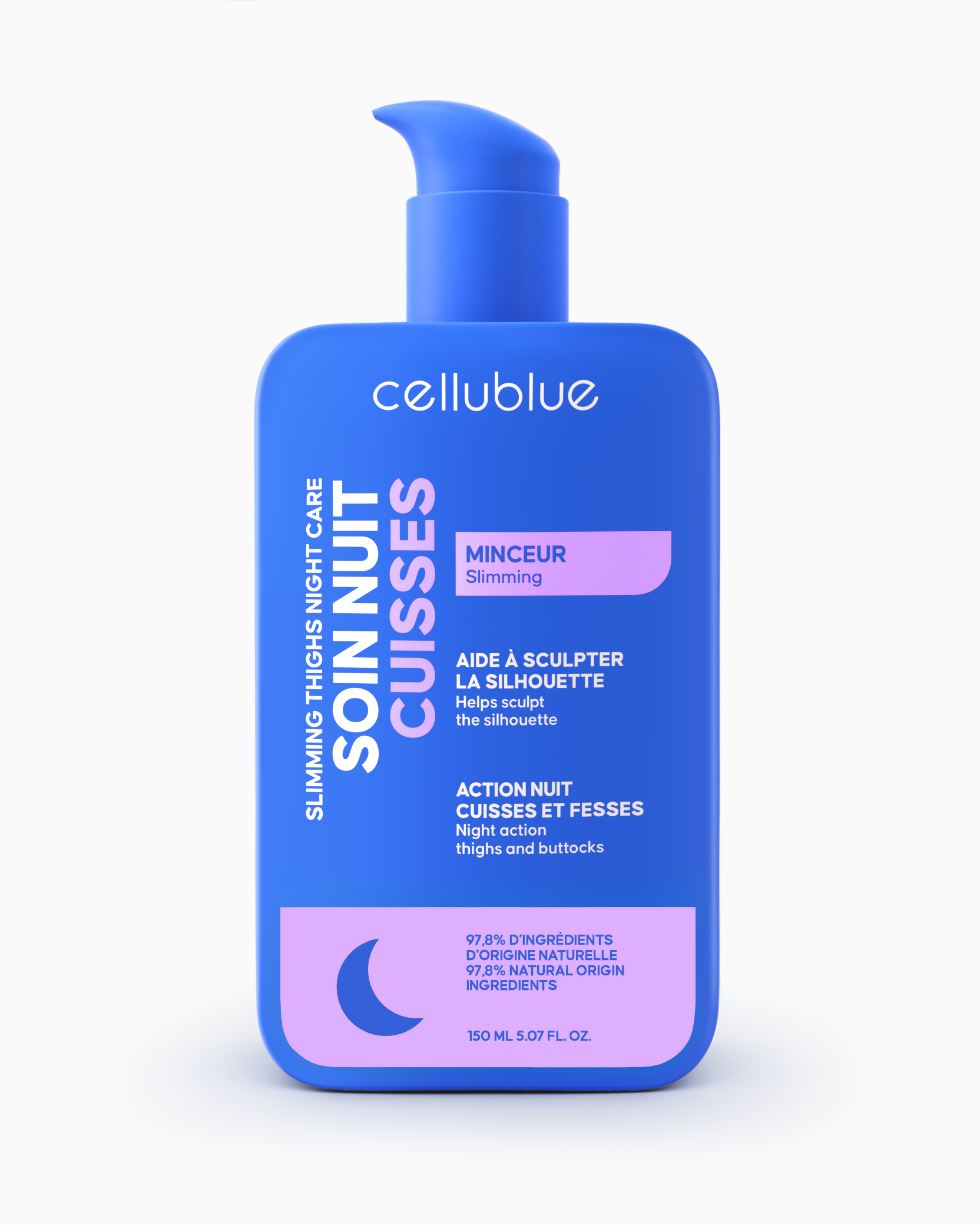 Cellublue - Crème Anti-Cellulite - Permet de Réduire la Cellulite