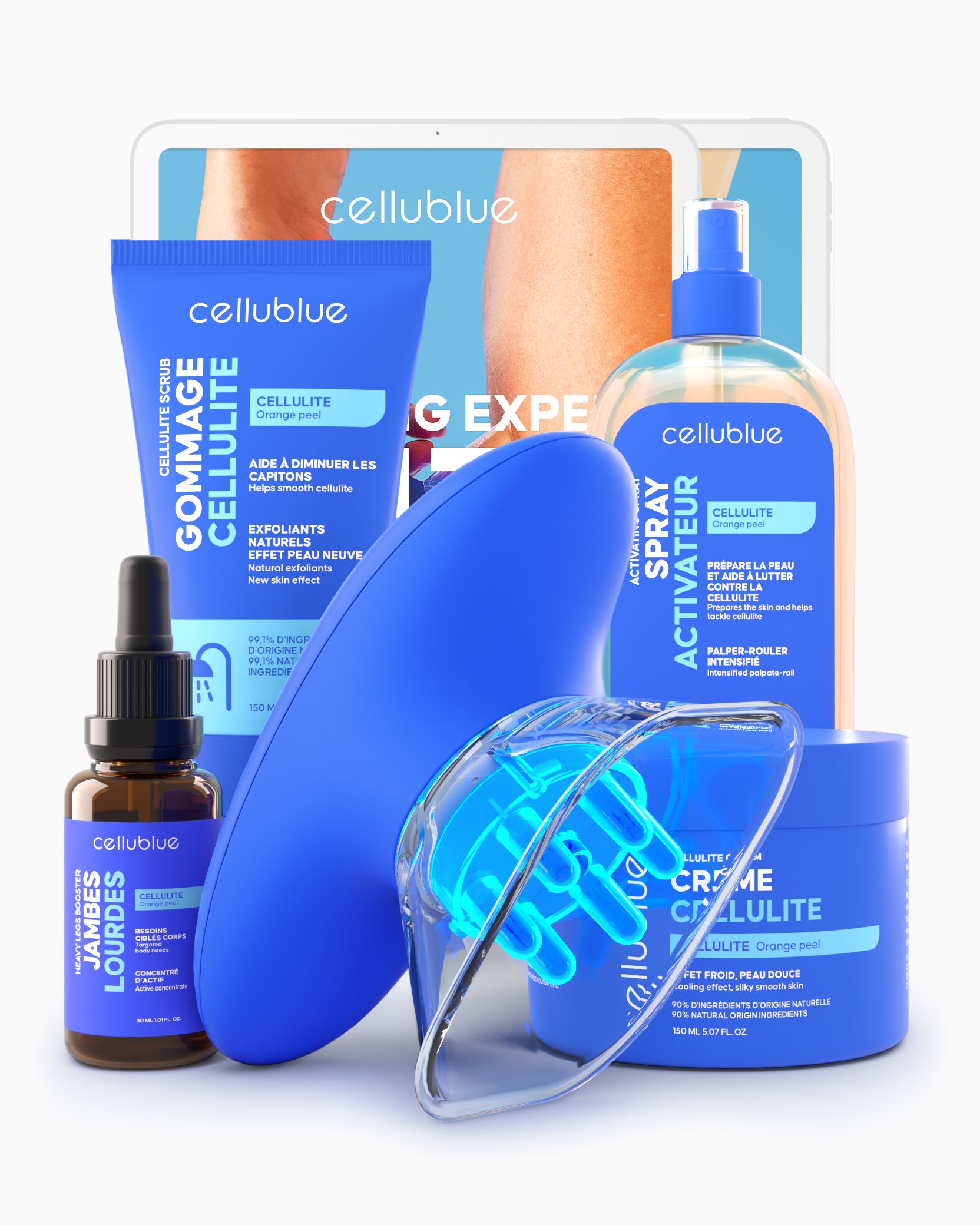 Pack Anti-Cellulite Expert - Résultats visibles en 21j - Cellublue