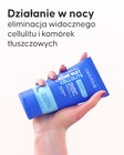 Nocny krem antycellulitowy Cellublue z kofeiną i zieloną kawą
