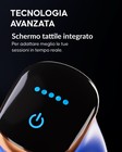 Dettaglio delle testine rotanti del massaggiatore elettrico Cellublue
