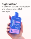 Thigh Night Cream texture and non-sticky formula close-up