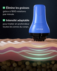 Démonstration des vibrations ciblées de l'appareil minceur Cellublue