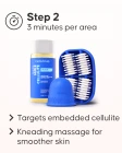 Cellublue exclusive suction cup massage accessory for cellulite