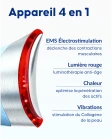Appareil EMS Visage Cellublue, ses quatre fonctions