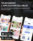 Programme électrostimulation Cellublue zones du corps ciblées