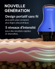 Appareil minceur Cellublue application sur le ventre