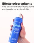 Mousse crepitante Cellublue effetto crépitant sulla coscia