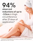 Cellublue cryo gel application on thighs demonstration