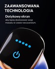 Masażer antycellulitowy Cellublue podczas użycia na nogach