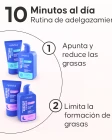 Rutina de aplicación día y noche del Pack Adelgazante Cellublue