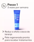 Aplicação dos cuidados anticelulite do Pack Maxi Cellublue