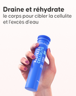 Dissolution de la pastille effervescente Cellublue vue détail