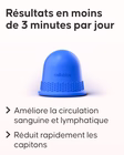 Rouleau et ventouse CellCup routine minceur Cellublue