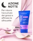 Texture olio corpo Cellublue trattamento anti-cellulite ventre piatto