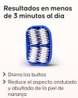 Técnica de uso del masajeador Cellublue en piernas