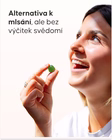 Gummies s jablečným octem Cellublue detail tvaru a barvy