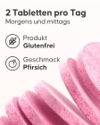 Kollagen Brausetabletten Cellublue Vorher-Nachher straffe Haut