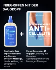 Cellublue Anti-Cellulite Saugglocke ergonomisches Design in der Hand