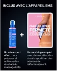Avant après utilisation appareil EMS corps Cellublue