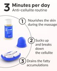 Step-by-step anti-cellulite routine with Cellublue method accessories