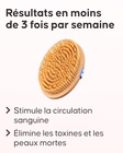 Utilisation de la brosse massage à sec Cellublue sur le corps - 3