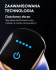 Masażer antycellulitowy Cellublue podczas użycia na nogach