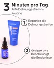 Anwendung der Dehnungsstreifen Creme auf der Haut