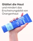 Cellulite Peeling Textur mit natürlichen Peelingkörnern Nahaufnahme