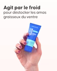 Massage circulaire avec le gel minceur cryo Cellublue