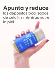 Textura del aceite anticelulítico Cellublue sobre la piel