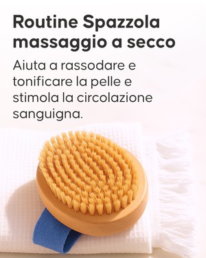 Pack completo anticellulite Cellublue con spazzola massaggio a secco