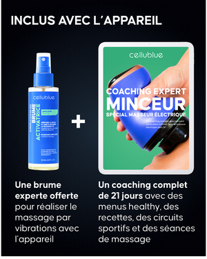 Appareil minceur Cellublue technologie vibrations en profondeur