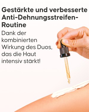 Inhalt des Dehnungsstreifen Programms Booster Elastizität und Creme