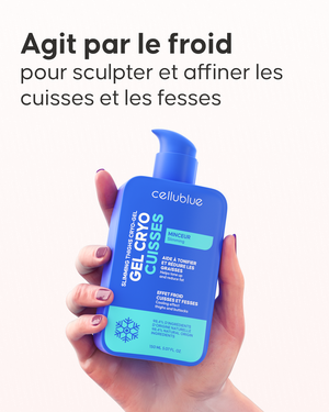 Étape 2 massage gel cryo cuisses Cellublue
