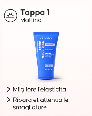 Passaggi della routine anti-smagliature Pack Maxi Cellublue