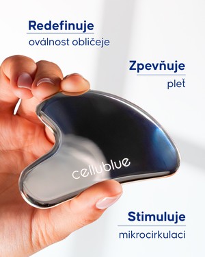 Použití Gua Sha na krk a dvojitou bradu krok za krokem