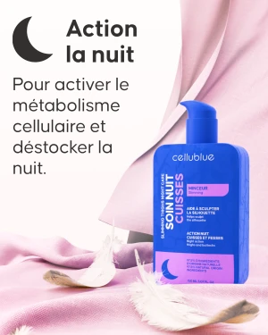 Massage à la brosse à sec sur les cuisses routine Cellublue