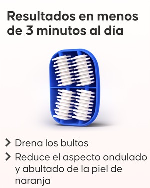Técnica de uso del masajeador Cellublue en piernas