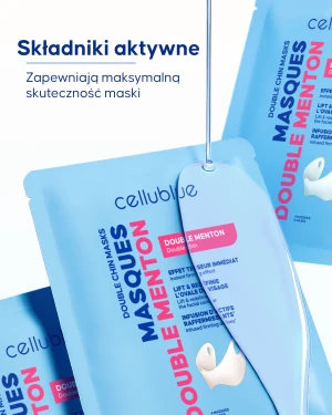 Maska na podwójny podbródek Cellublue rozłożona