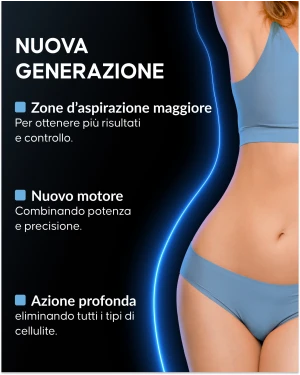 Livelli di aspirazione della coppetta elettrica Cellublue