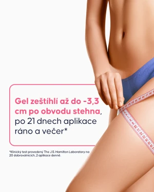 Kryo gel Cellublue na stehna detail textury gelu