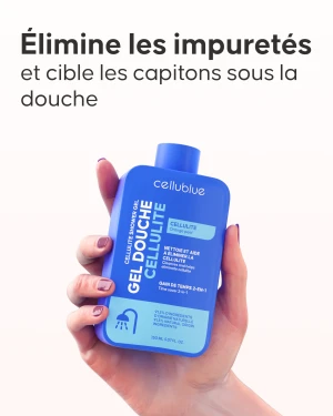 Étape 2 massage palper-rouler avec gel douche Cellublue