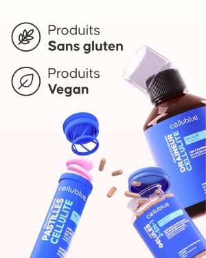 Draineur liquide anti-cellulite Cellublue aux extraits naturels