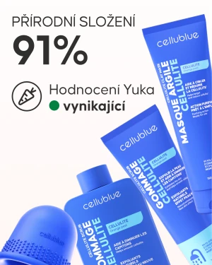 Použití ventouse baňky Cellublue při masáži proti celulitidě