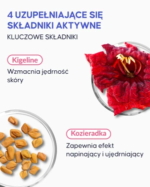 Efekt ujędrnienia skóry po zastosowaniu kremu Cellublue