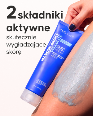 Składniki aktywne maski antycellulitowej Cellublue argila i węgiel