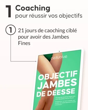 Texture du soin raffermissant Programme Cuisses Fines Cellublue