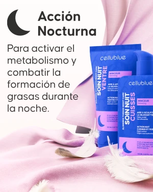 Cremas reductoras del Pack Adelgazante 24h aplicadas en vientre y muslos