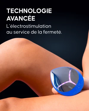 Utilisation de l'appareil EMS Cellublue sur les cuisses