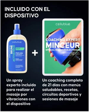 Aparato anticelulítico Cellublue modo de empleo paso a paso